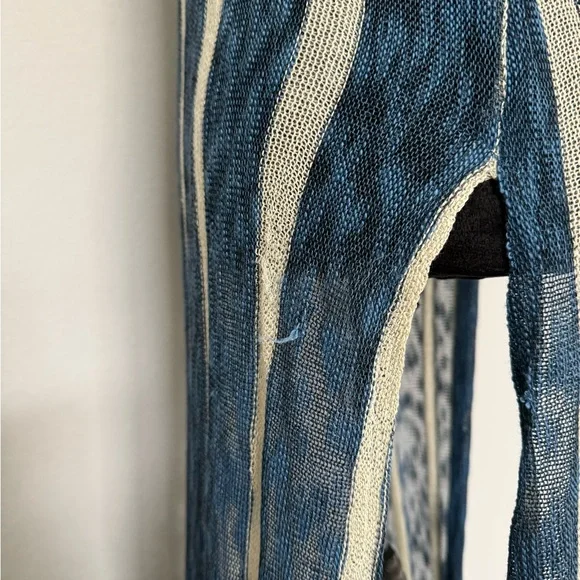 LuLaRoe Blue & Cream Joy Vest size XS - Picture 5 of 11